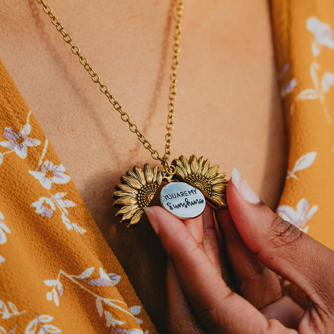 Bright Sunshine Heart Necklace