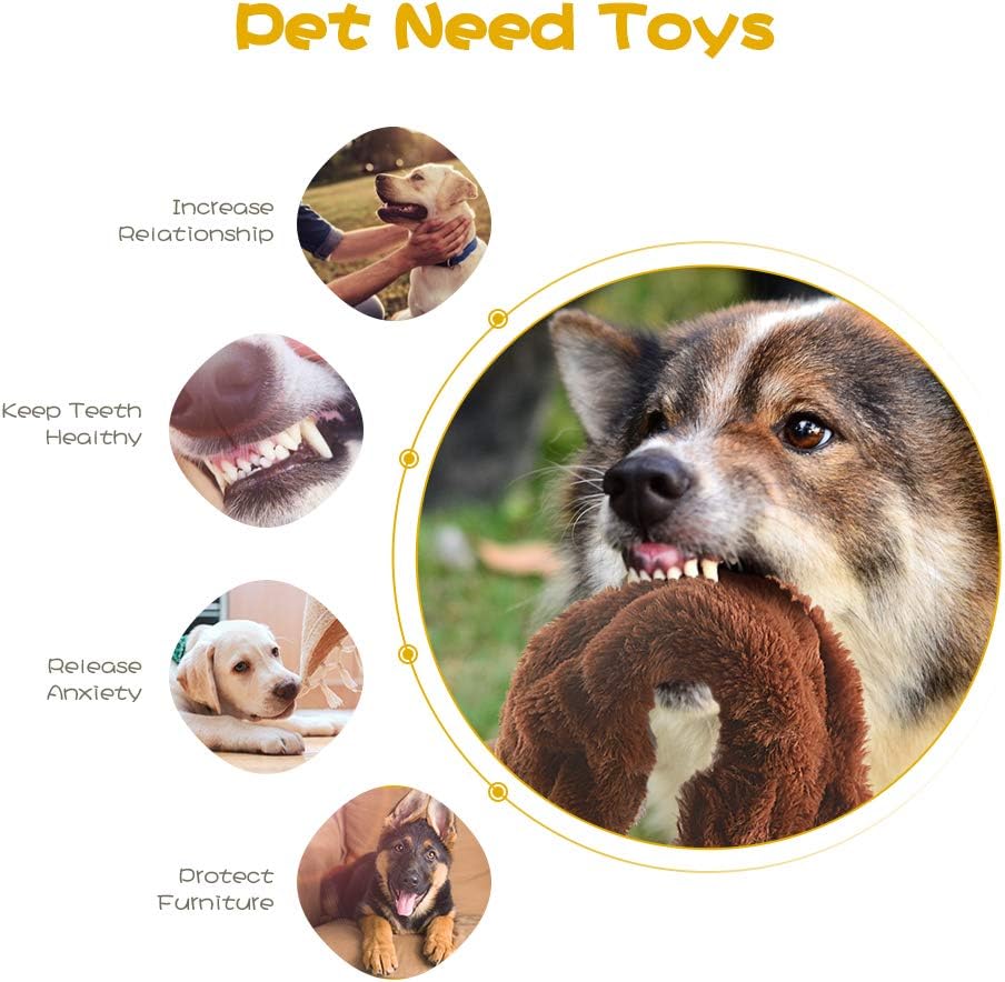 Sustainable Squeak Dog Toys - Set of 5-Nora Luxe
