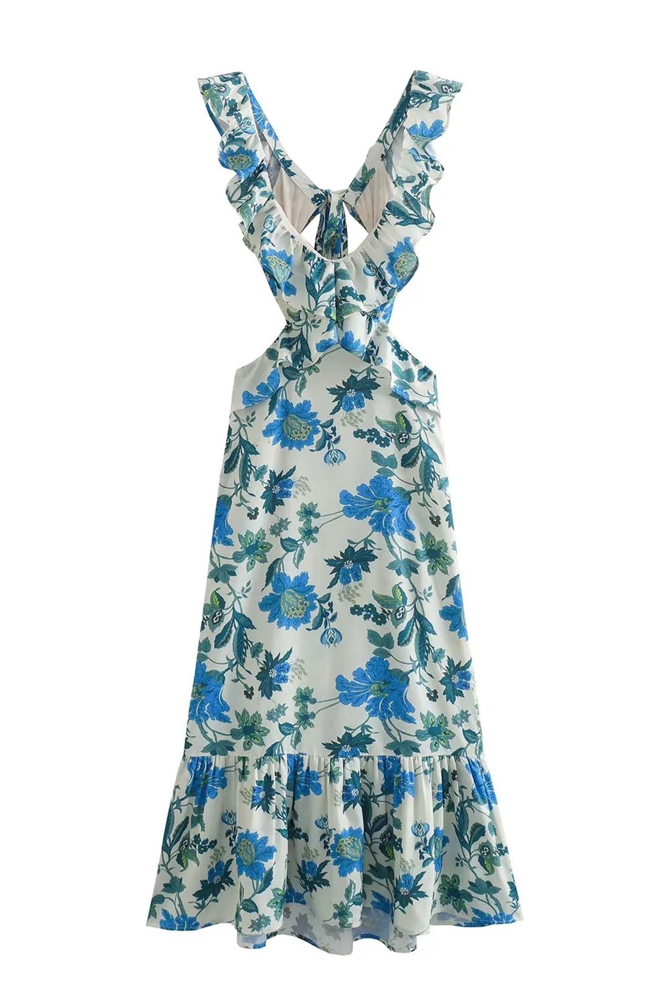 Image of Tracy | Women's Sleeveless Maxi Floral Dress