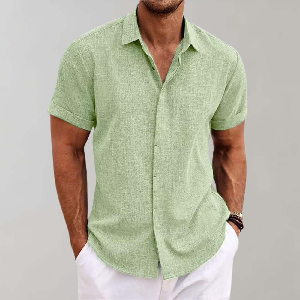Trendy Summer Men's Shirt - Victor-Green-S-State of Style