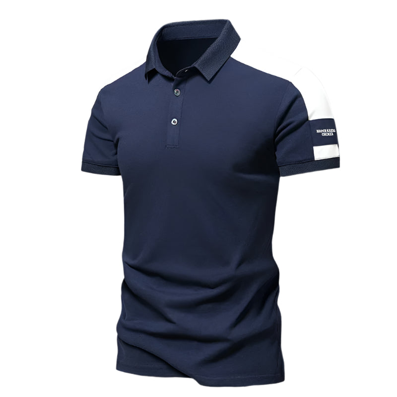 Men's Slim Fit Polo Shirt - Lightweight Short Sleeve Tee