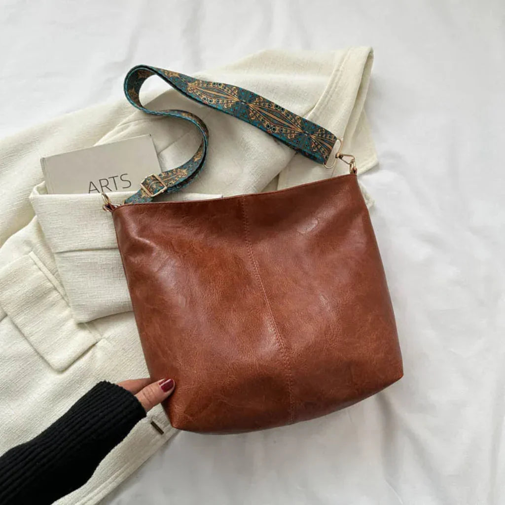 Classic Brown Ladies Handbag