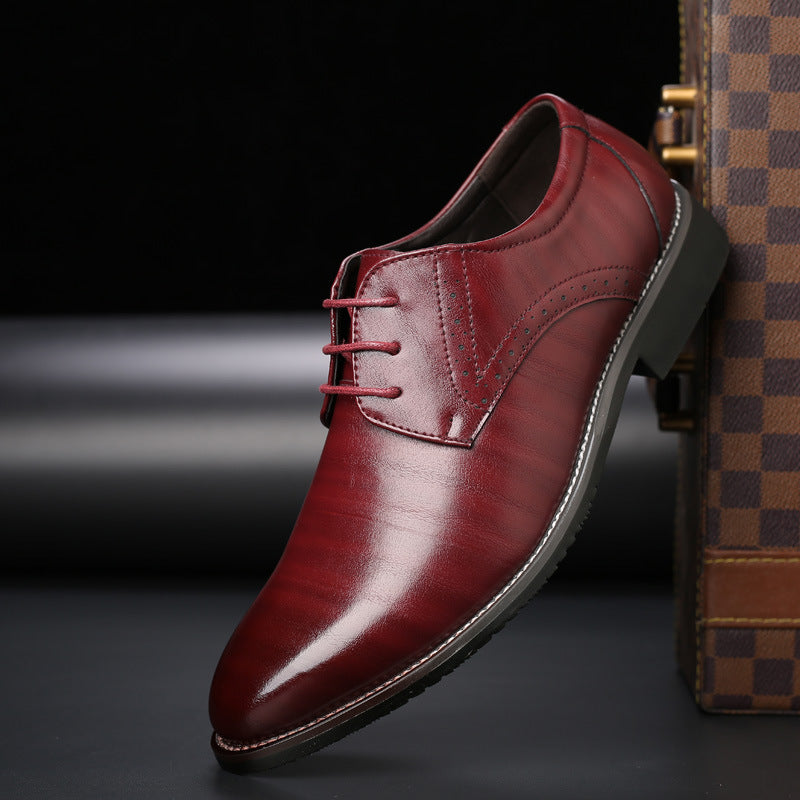 Men's Leather Lace Up Dress Shoes