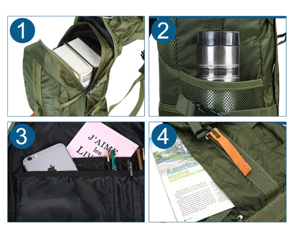 Durable Outdoor Backpack with Extra Storage