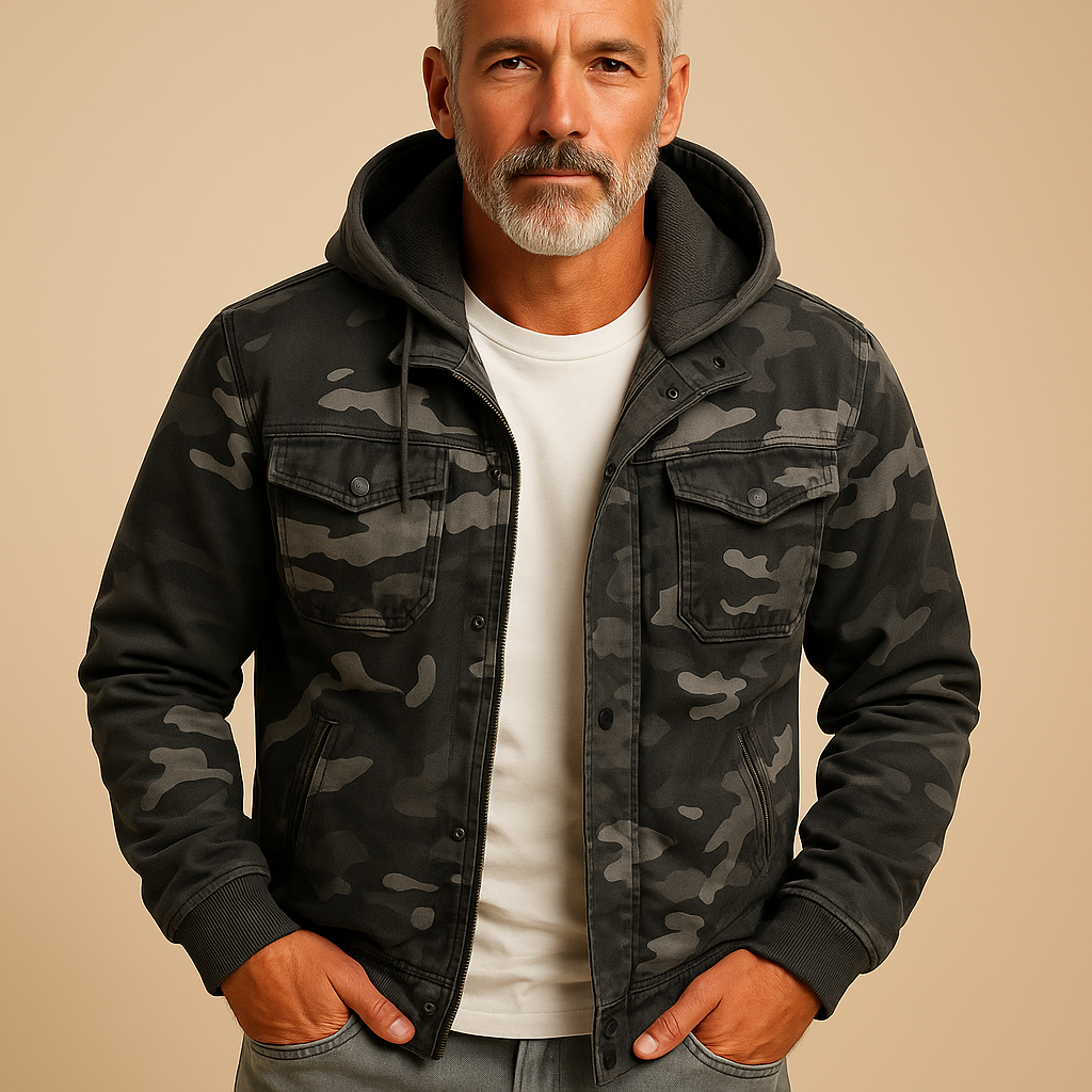 Waterproof camouflage jacket for men | Caleb