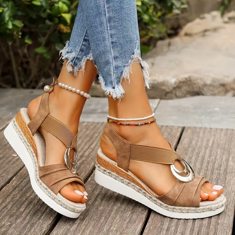 Comfortable High Heel Wedge Sandals for Women
