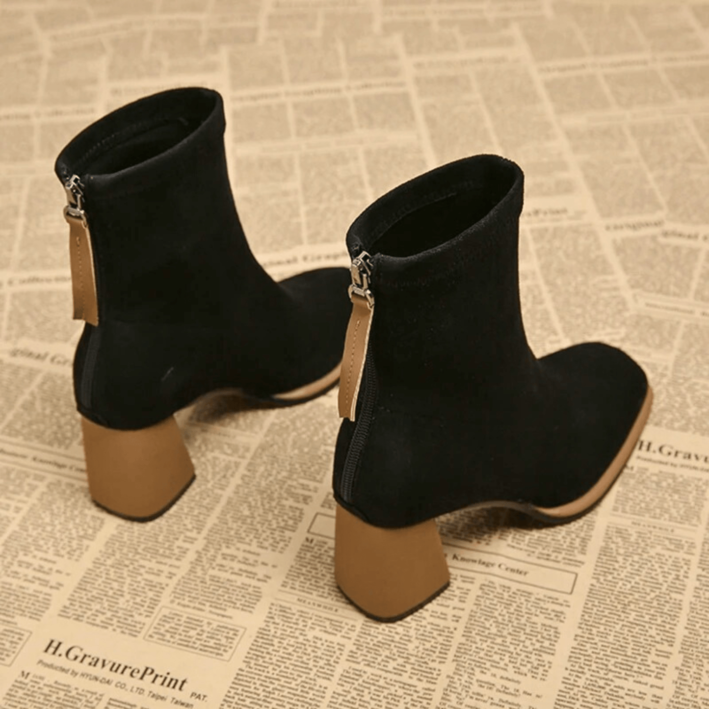 Ankle High Leather Boot