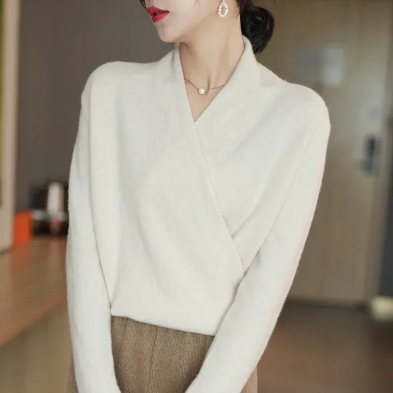 Cozy V-Neck Oversized Sweater