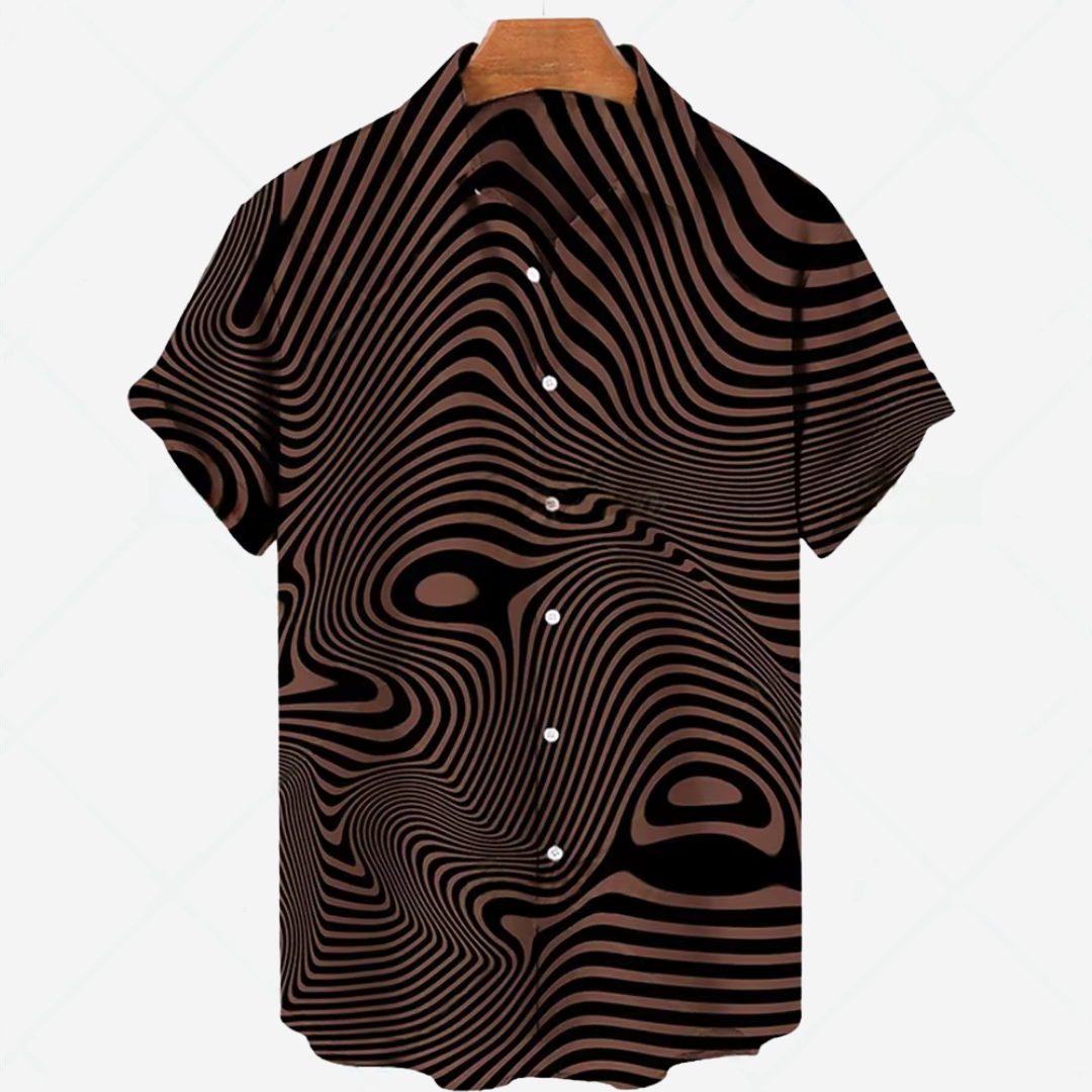 Relaxed Fit Printed Short Sleeve Casual Tee