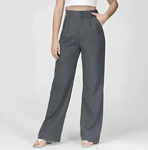 Classic High Waist Wide Leg Pants