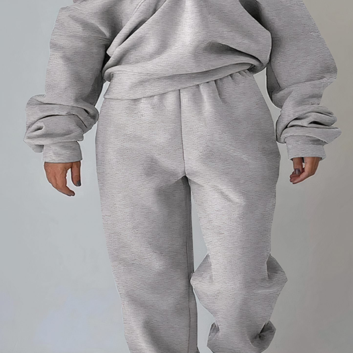 Ladies' Sporty Zip Up Tracksuit with Legging Pants