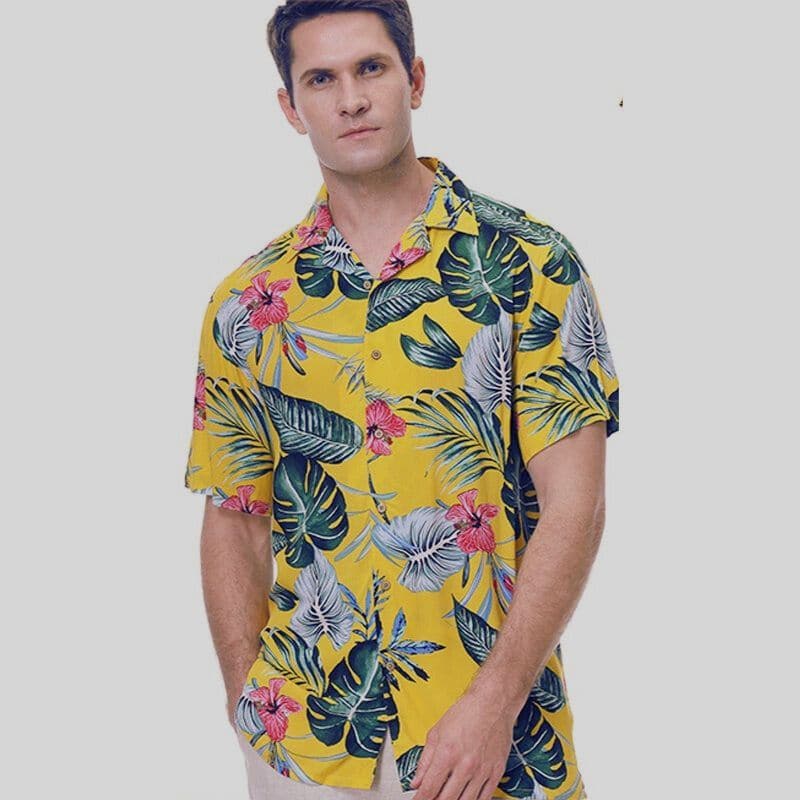 Casual Loose Fit Floral Summer Shirt - Nocini