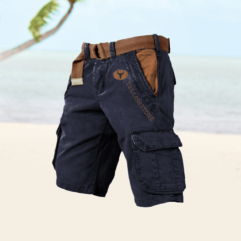 Durable Men's Outdoor Cargo Shorts