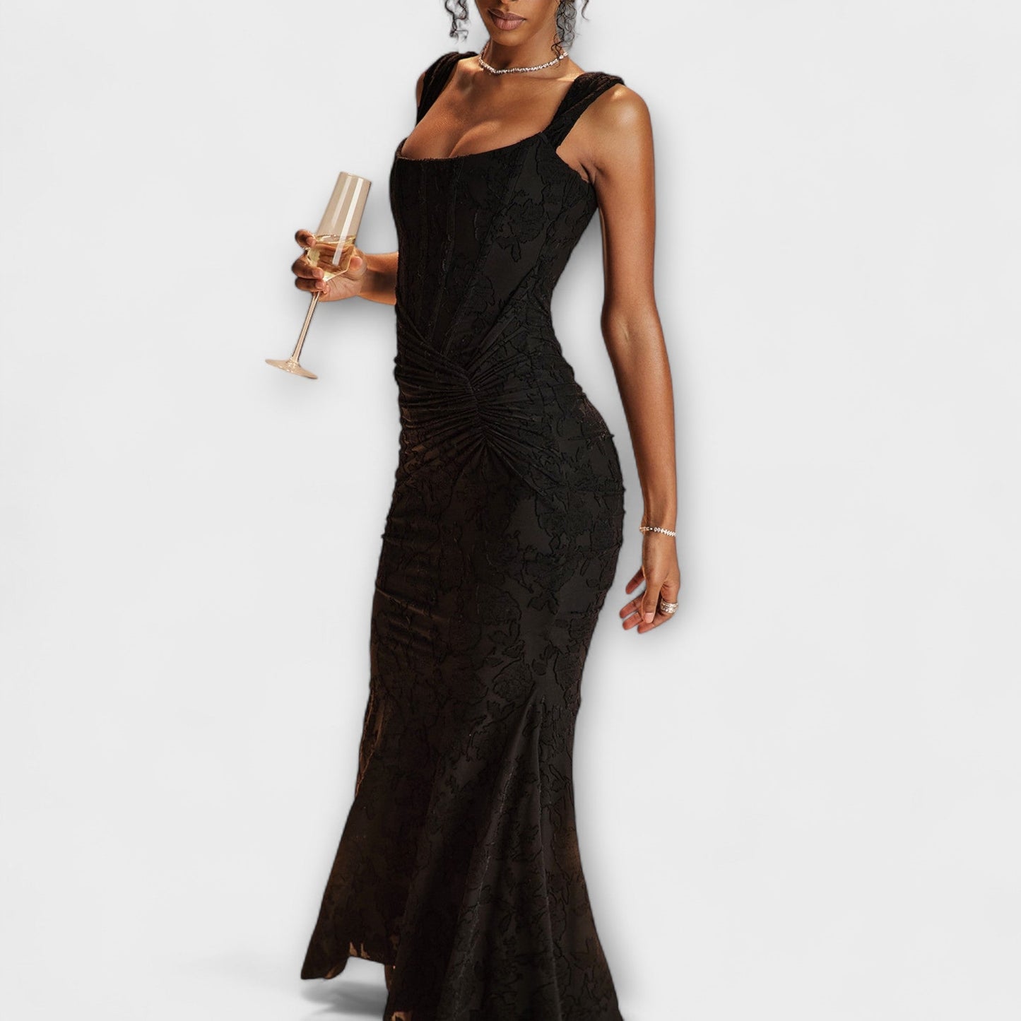 Elegant Corset Formal Evening Dress