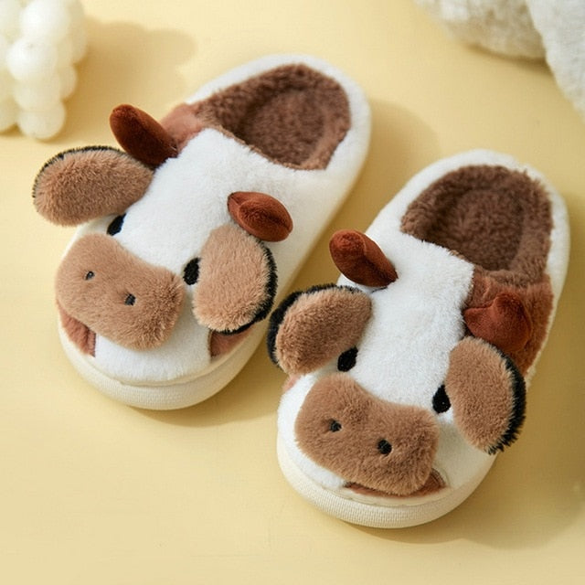 Cozy Women's Holiday Fuzzy Slippers
