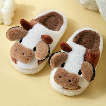 Cozy Women's Holiday Fuzzy Slippers