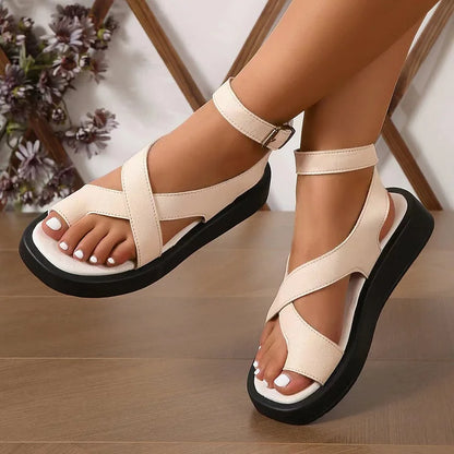 Stylish Buckle Detail High Heel Sandals