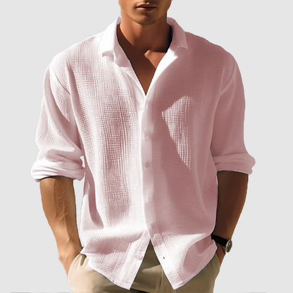 Men's Traditional Fit Button Down Dress Shirt