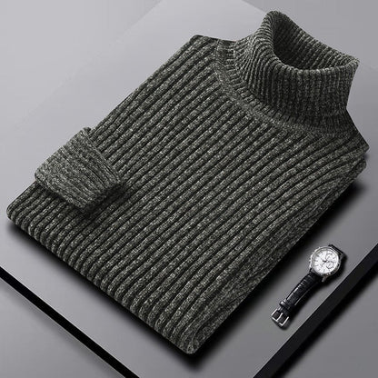 Warm Crew Neck Thick Knit Winter Sweater