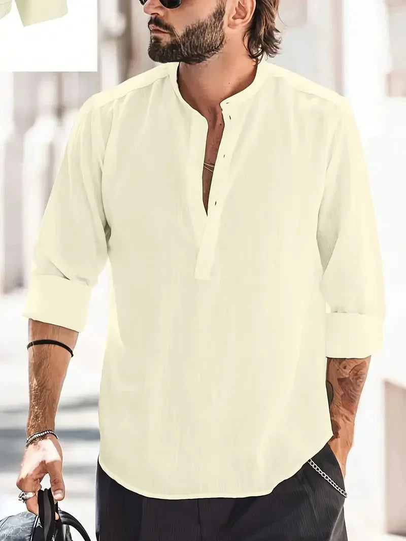 Casual Cotton Dress Shirt
