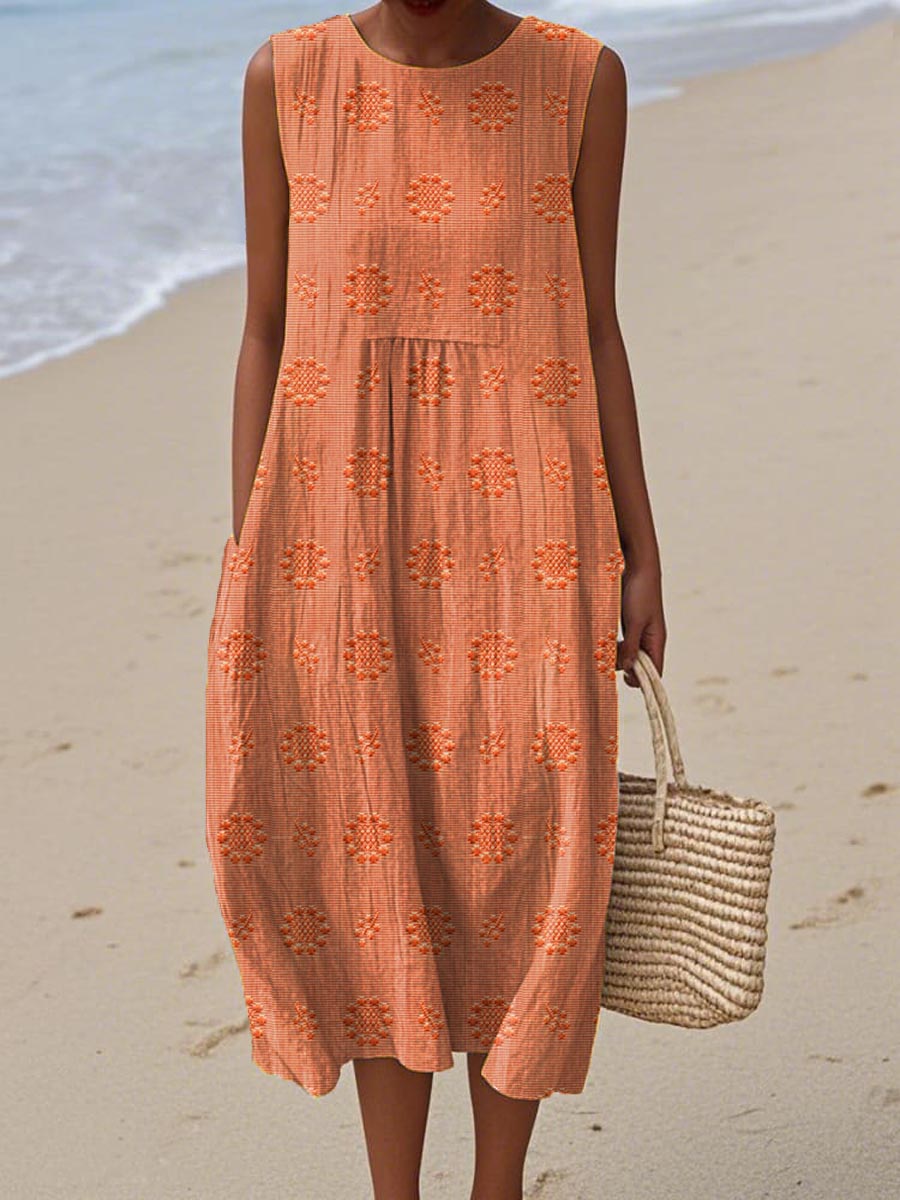 Chic Summer Sleeveless Women's Dress