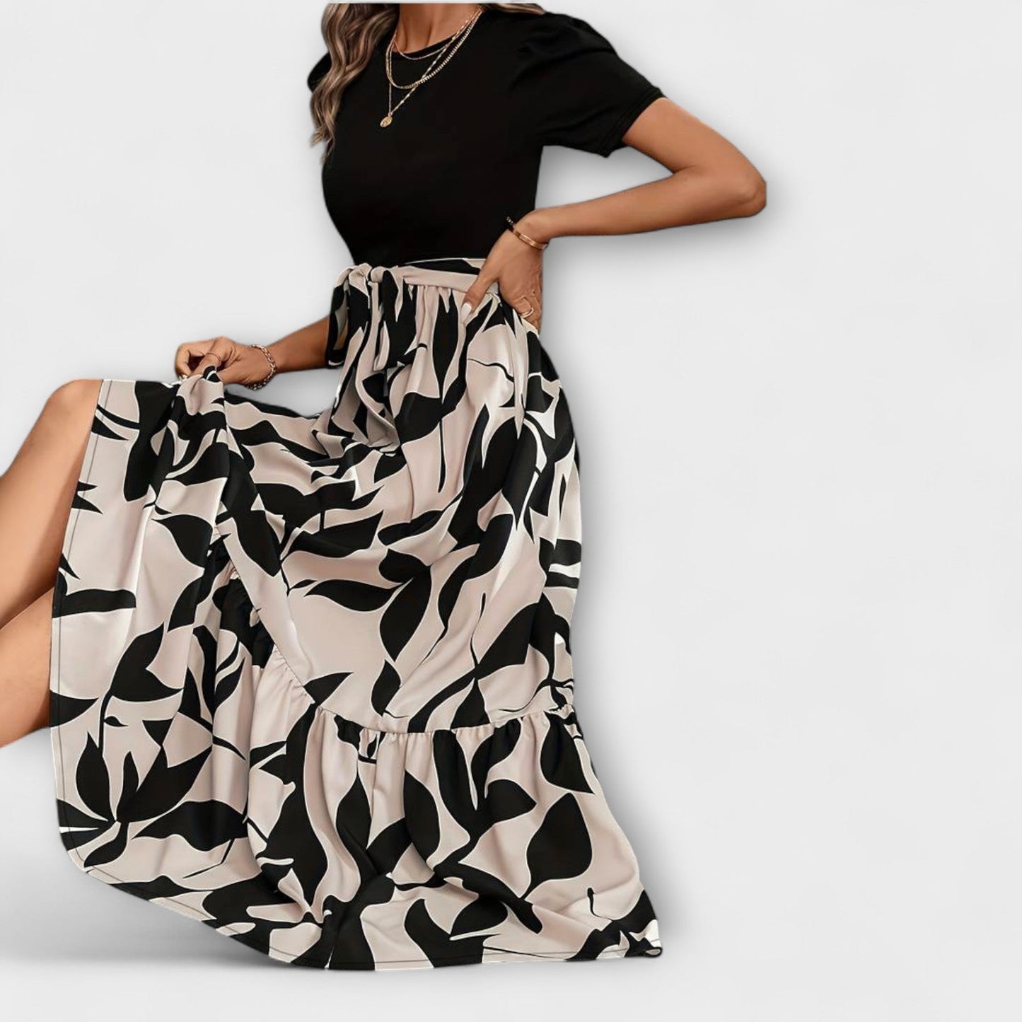 Colorful Garden Party Sundress for Women