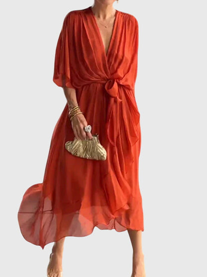 Elegant Night Out Dress in Comfortable Fabric
