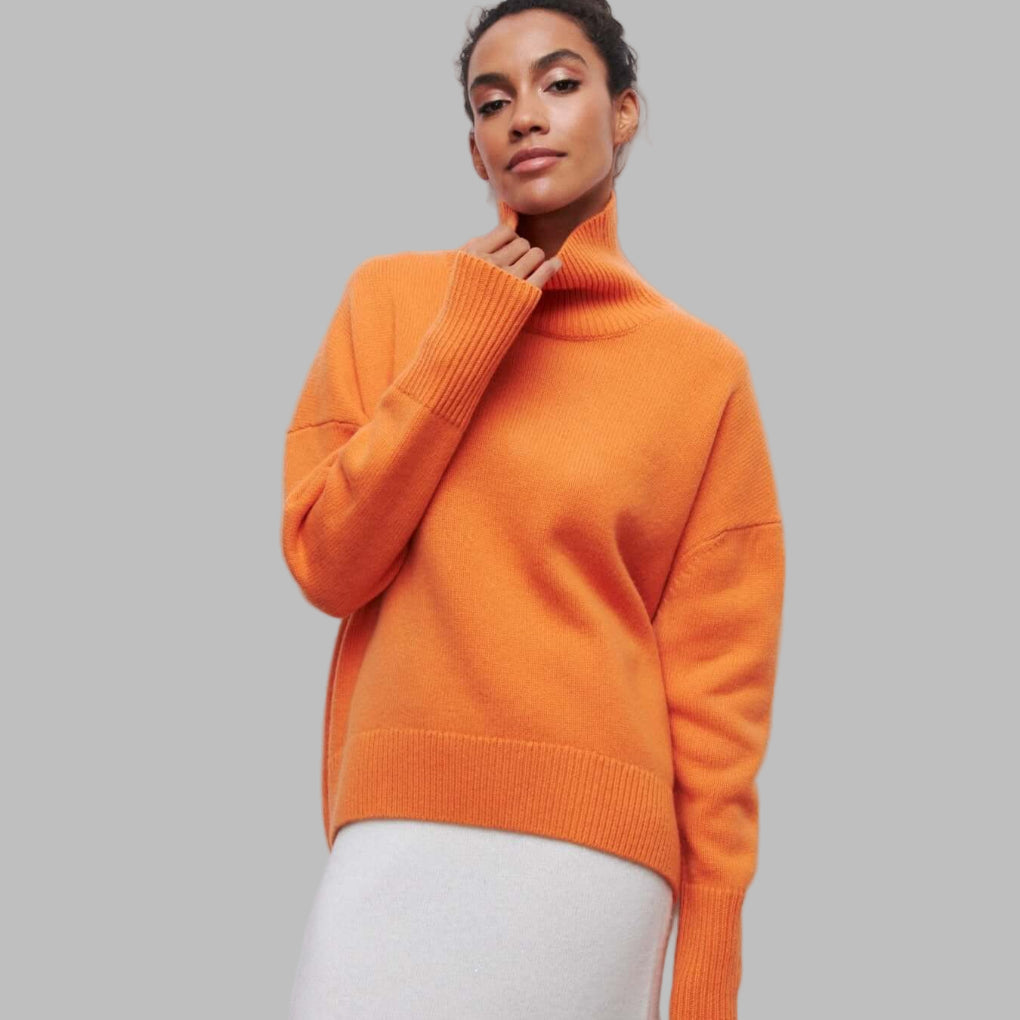 Large Crew Neck Sweater Women - Olytrend