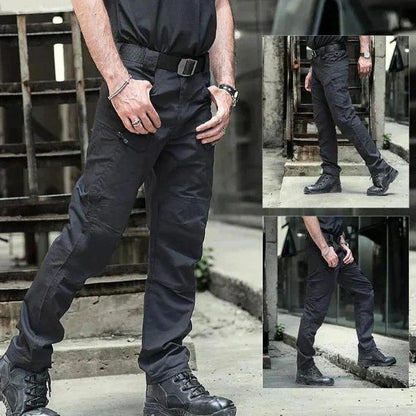 Practical Men's Work Pants with Zip Pockets