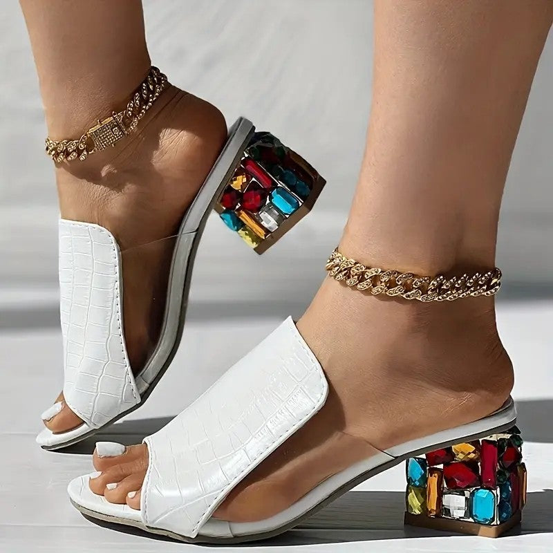 Luxury Crystal High Heel Shoes