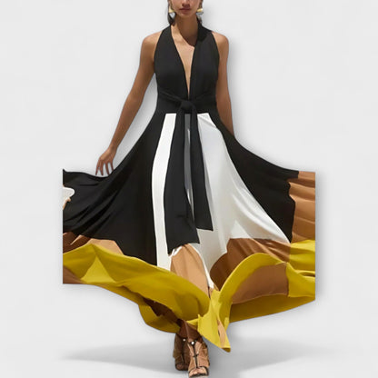 Elegant Floor Length Evening Maxi Dress