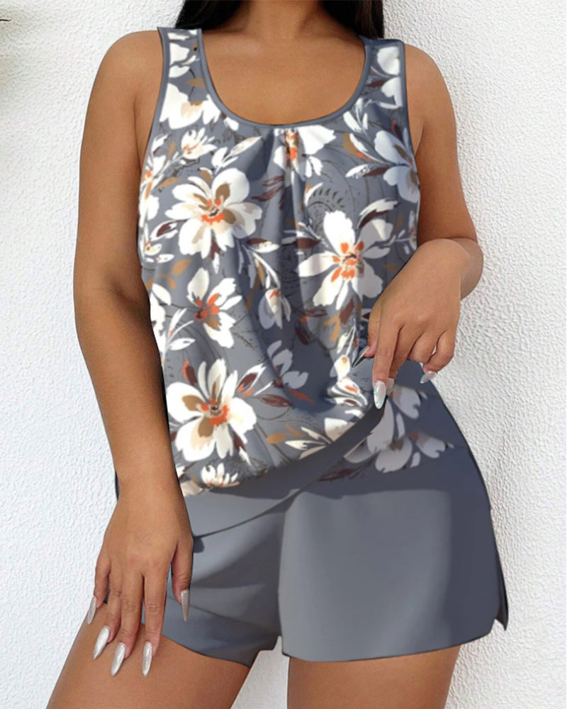 Women's Classic Halter Tankini Swimsuit
