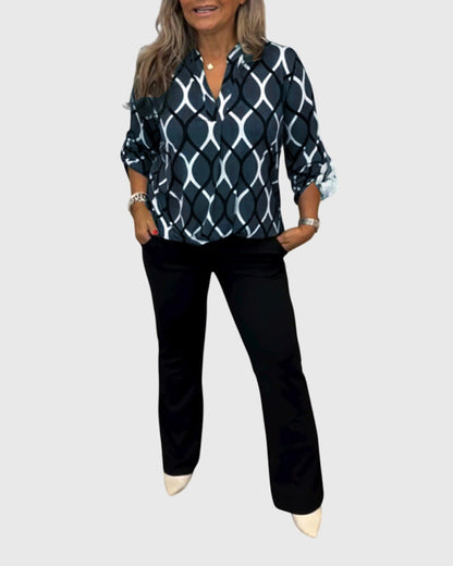 Elegant Casual Women's Blouse