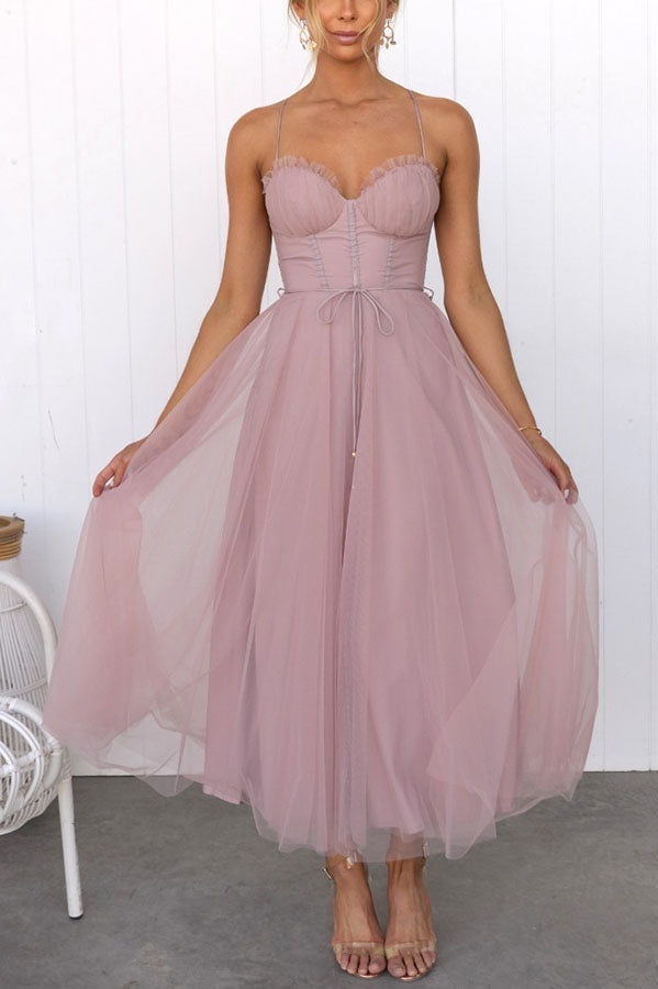 Ladies' Fit & Flare Corset Dress