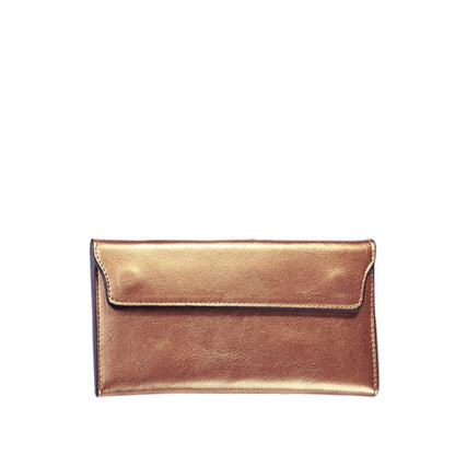 Classic Brown Leather Fold Wallet