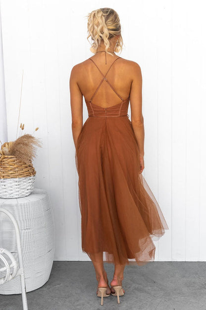 Ladies' Fit & Flare Corset Dress