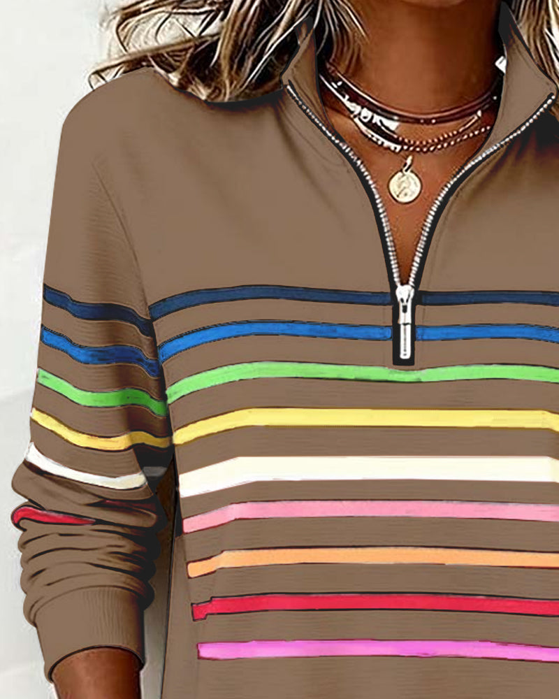 Classic Fit Women's Ribbed Sweatshirt