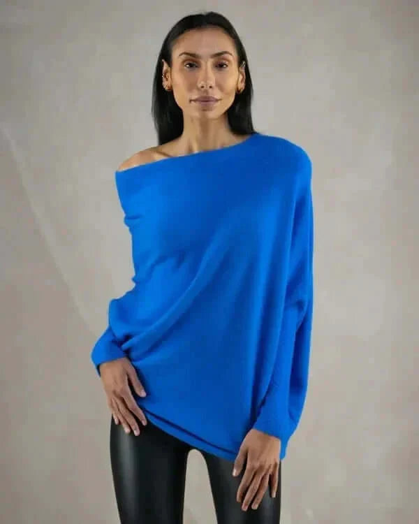 Women's Oversized Off Centre Sweater