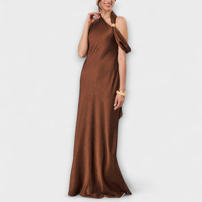 Luxury Satin Formal Maxi Dress