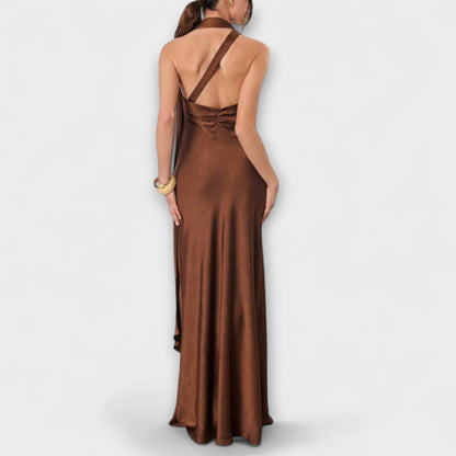 Luxury Satin Formal Maxi Dress