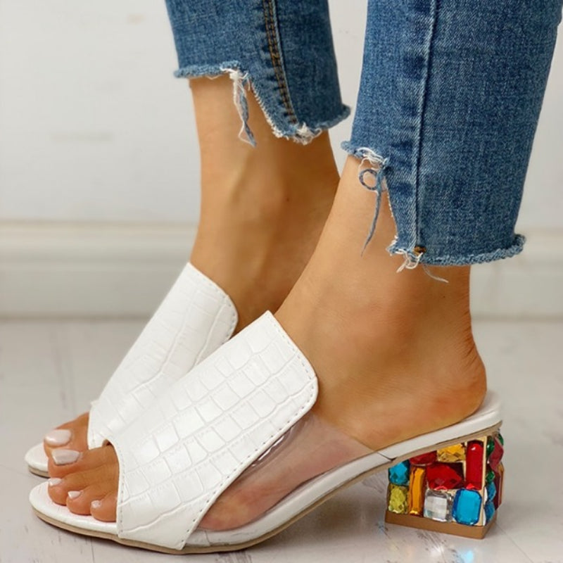 Luxury Crystal High Heel Shoes