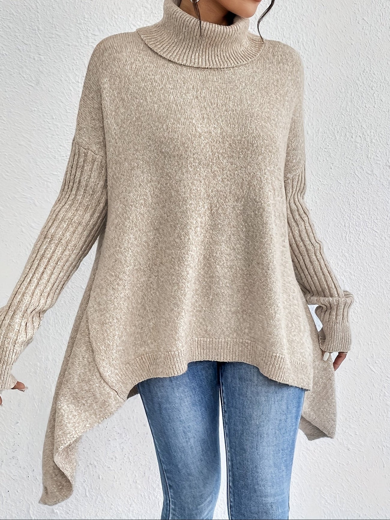 Soft Knitted Crew Neck Sweater