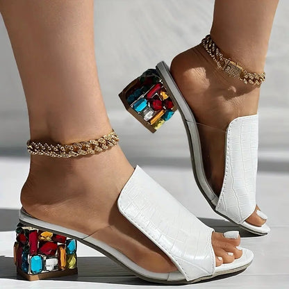 Luxury Crystal High Heel Shoes