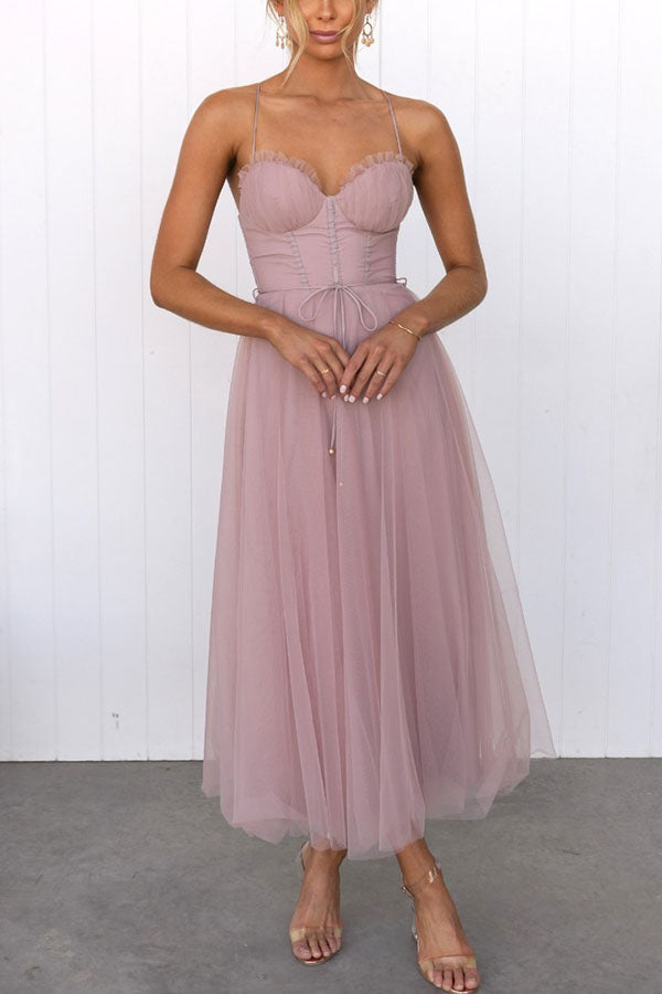 Ladies' Fit & Flare Corset Dress - Nocini