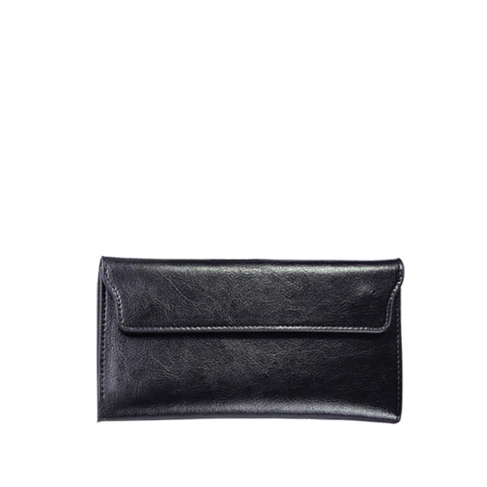 Classic Brown Leather Fold Wallet