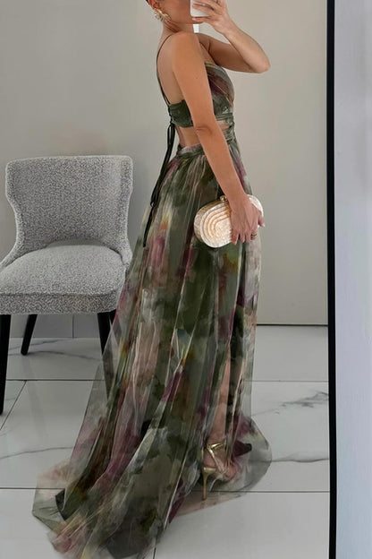 Lovely Flower Long Summer Dress