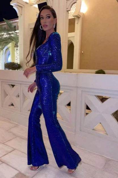 Glittering Sequin Women's Jumpsuit
