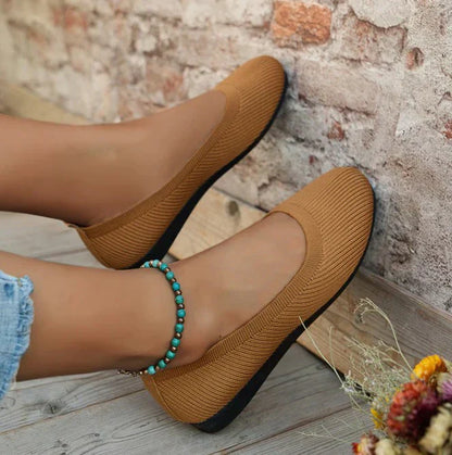 Soft Women's Cozy Slip On Ballet Shoes
