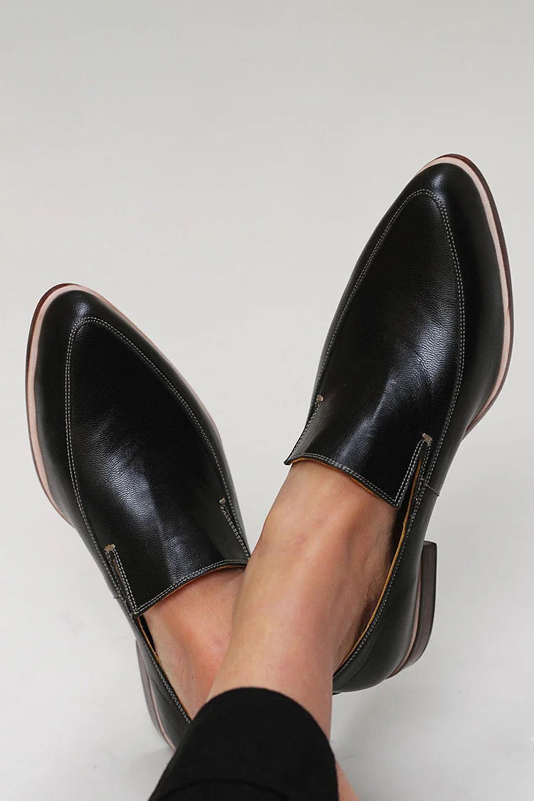 Simple Slip On Loafers - Olytrend