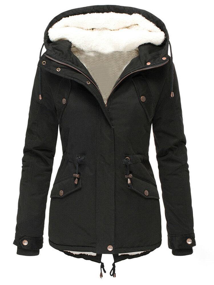 Rainproof Insulated Parka Coat